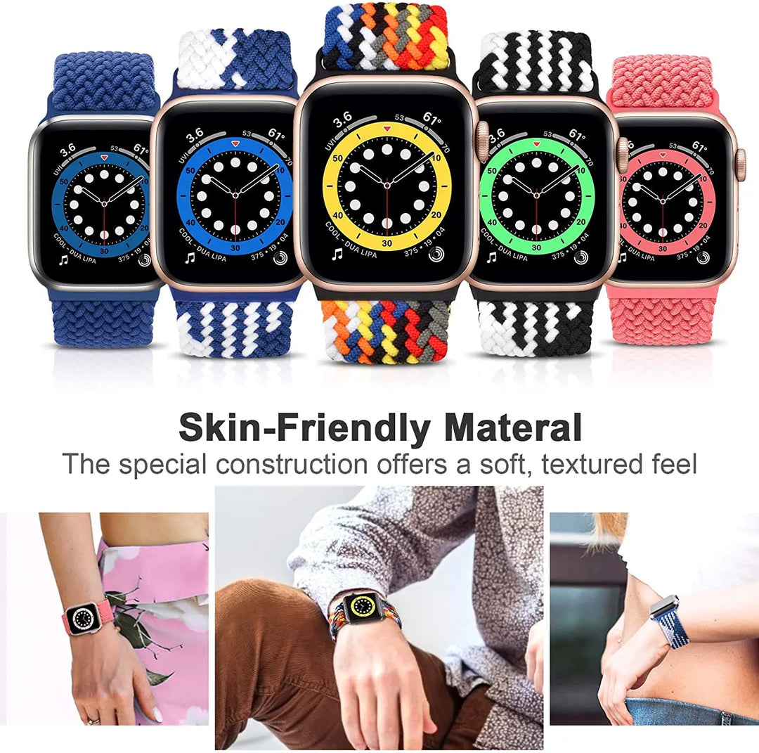 Braided Apple Watch Strap – Multi‑Size (38–49mm) for Series 3–11