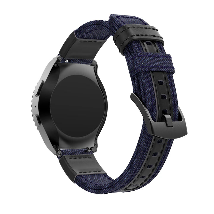 Canvas Strap for Samsung Gear S2, S3 & Galaxy Watch (20-22mm)