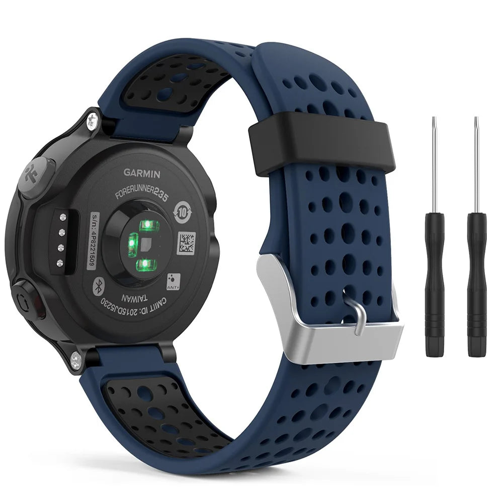 Silicone Watch Strap for Garmin Forerunner Series with Removal Tool