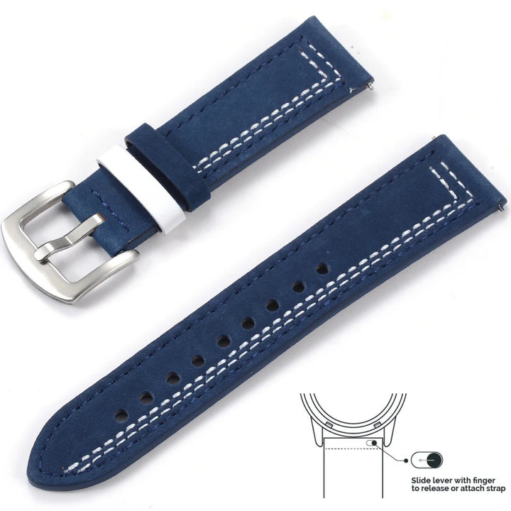 Universal Silicone Watch Strap 20mm/22mm for Samsung, Huawei & Amazfit