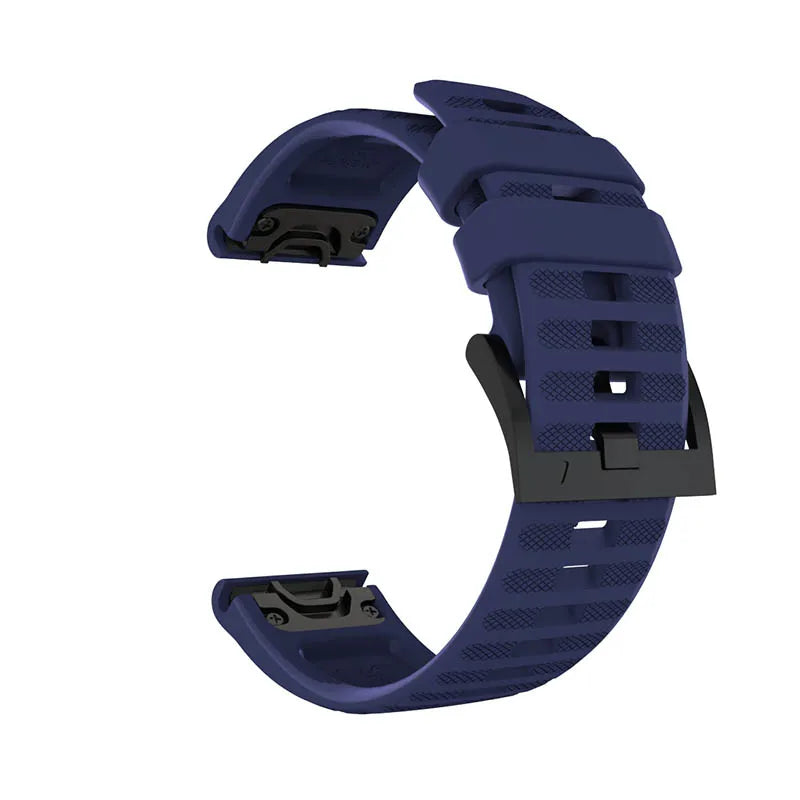 Quick-Fit Silicone Watch Strap – 22–26mm for Garmin Fenix & Epix