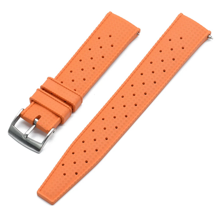 Premium Grade Fluororubber Tropical Watch Strap 18mm 20mm 22mm 24mm For S-eiko SRP777J1 FKM Watch Bands For Men's Diving Watches