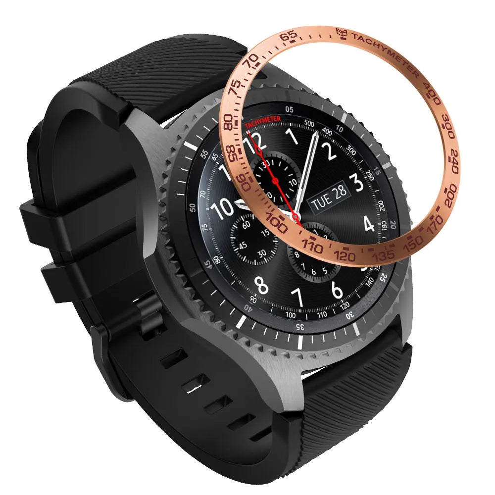 Stainless Steel Bezel Ring for Huawei Watch GT2 46mm & Samsung Galaxy Watch 46mm/Gear S3
