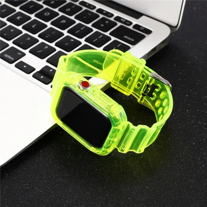 Transparent Silicone Sport Apple Watch Band 38–44mm for Series 1–6