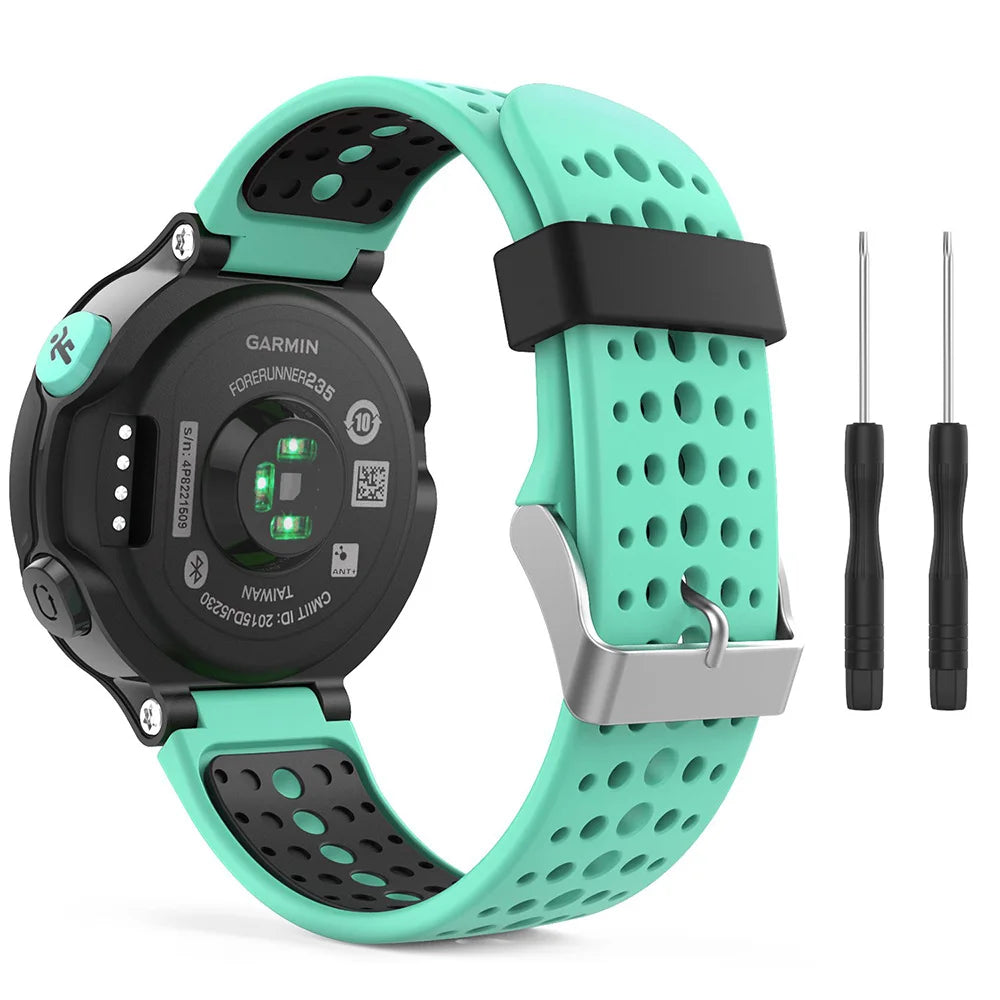 Silicone Watch Strap for Garmin Forerunner Series with Removal Tool