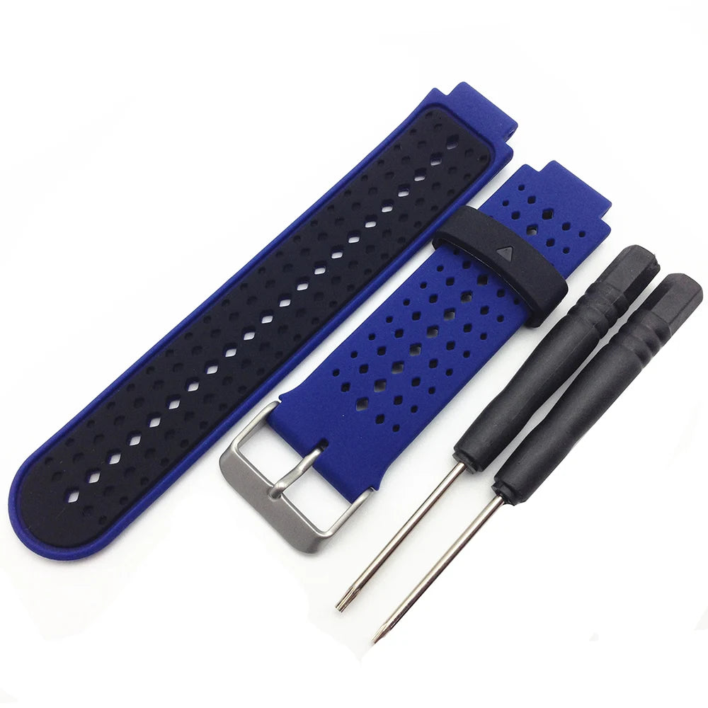 Silicone Replacement Strap for Garmin Forerunner 235/220/230/620/630/735XT