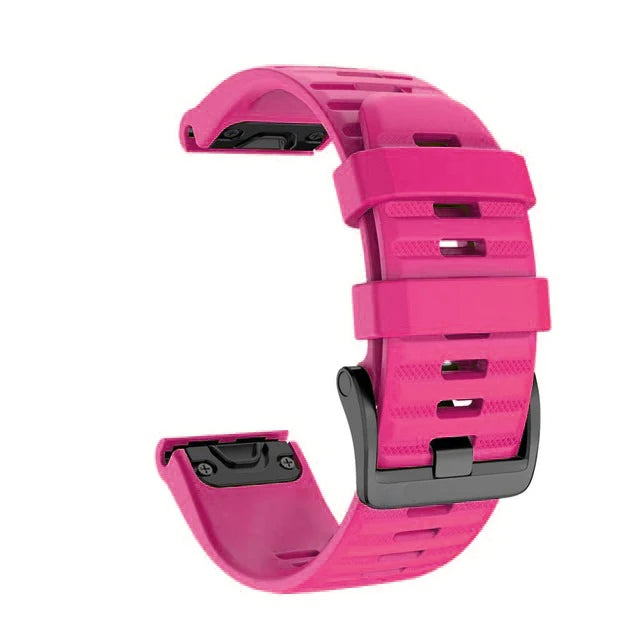 Silicone Watch Strap for Garmin Fenix & Epix Series – 20/22/26mm