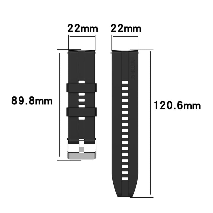 22mm Silicone Watch Strap for Huawei GT2 Pro, GT3 & Honor Magic 2 – 46mm