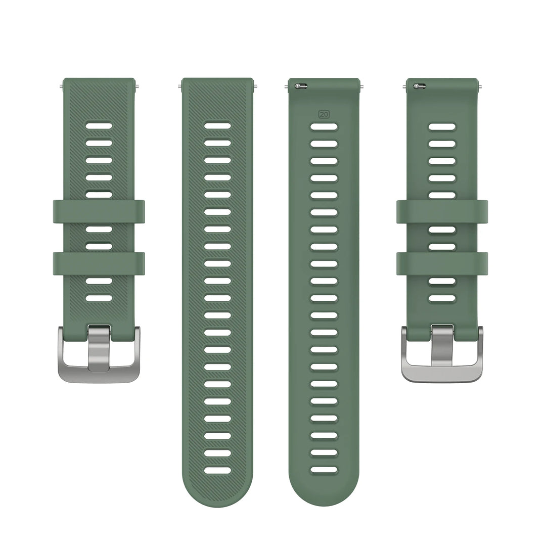 20mm Silicone Watch Strap for Garmin Forerunner, Vivoactive & Venu