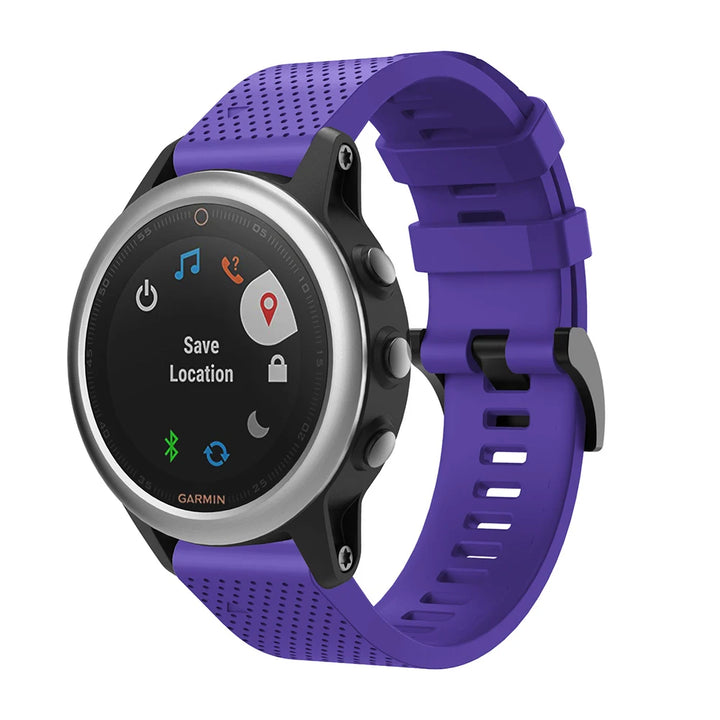 20mm Quick-Release Silicone Strap for Garmin Fenix 5S/6S/7S