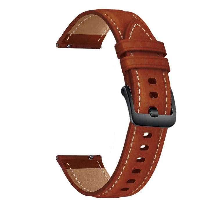 20mm 22mm Leather Strap For Samsung Galaxy Watch 3 Gear S3 Replacement Watch Band For Huawei Watch GT4 GT3 GT2