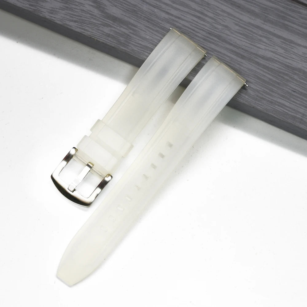 JUELONG Quick Release Watchbands Quality Silicone Rubber Watch Straps 20mm 22mm 24mm Waterproof Diving Men Watches Accessories