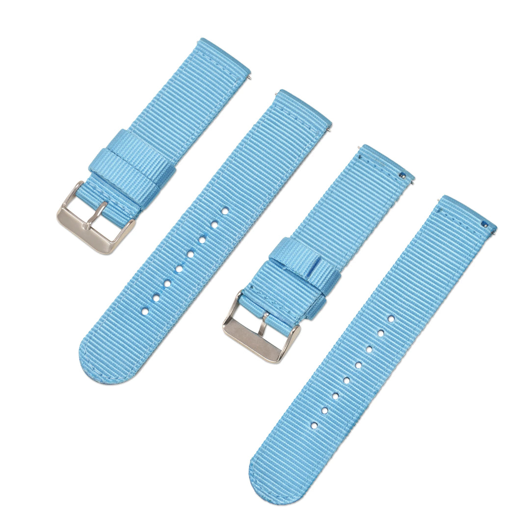 18mm 20mm 22mm 24mm Quick Release Watch Band Canvas Nylon Watch Strap for Garmin Fenix 5x Gps for Huawei Gt2 Wristband Bracelet