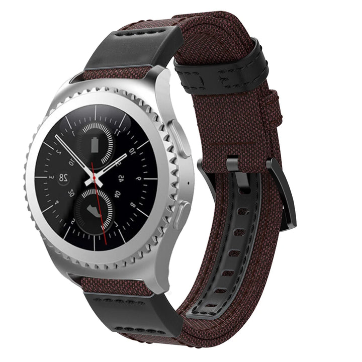 Canvas Strap for Samsung Gear S2, S3 & Galaxy Watch (20-22mm)