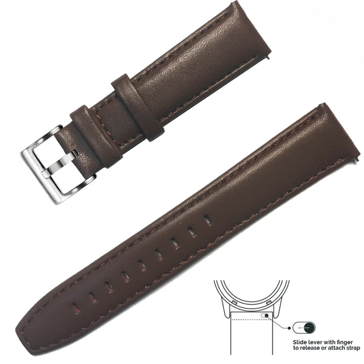 Universal Silicone Watch Strap 20mm/22mm for Samsung, Huawei & Amazfit