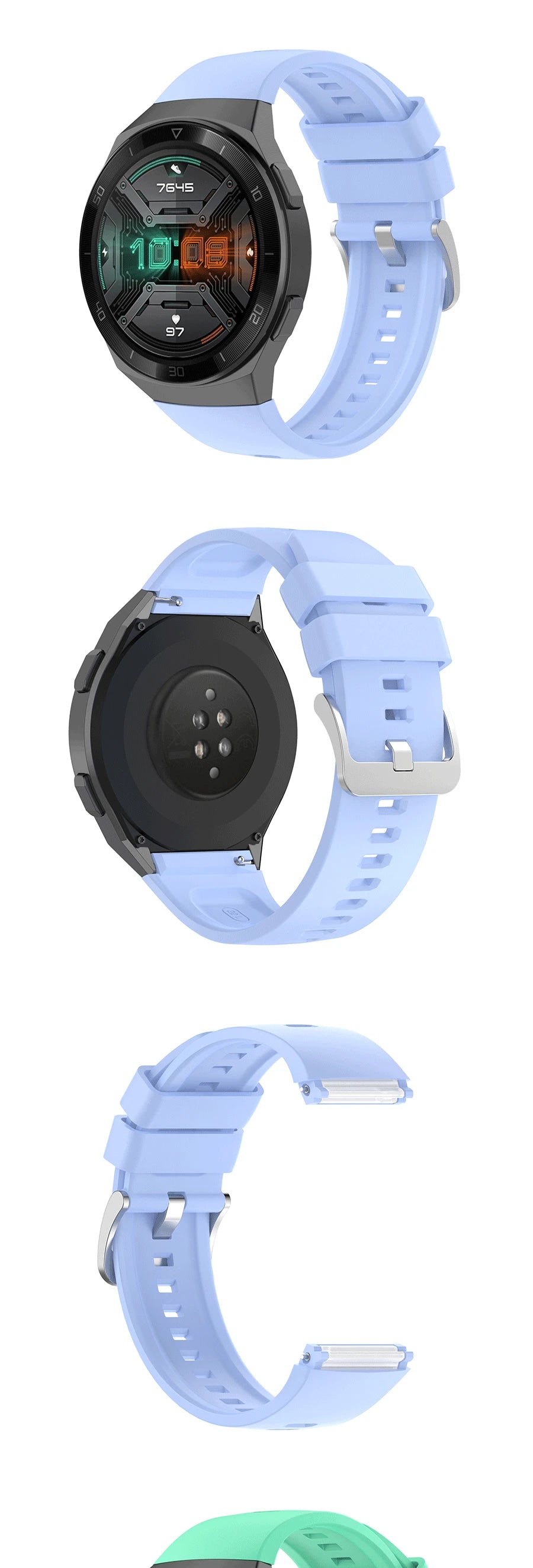22mm Silicone Strap for HUAWEI Watch GT 2E