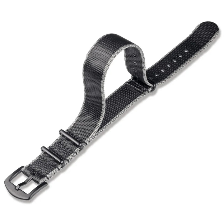 HEMSUT One-Piece Nylon Military Watch Strap 18-24mm