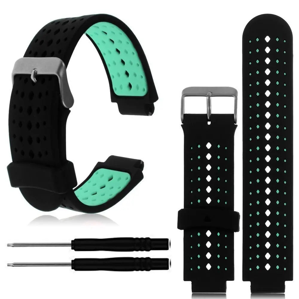 Silicone Replacement Strap for Garmin Forerunner 235/220/230/620/630/735XT