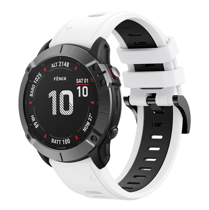 QuickFit Silicone Strap for Garmin Fenix Series (22-26mm)