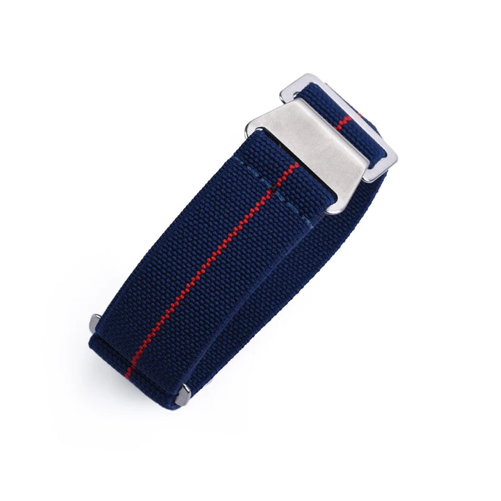 NATOBELT 60s French Troops Parachute Bag Elastic Strap 20mm 22mm Nylon Watchbands Man's Universal Smart Watch Fabric Wristband