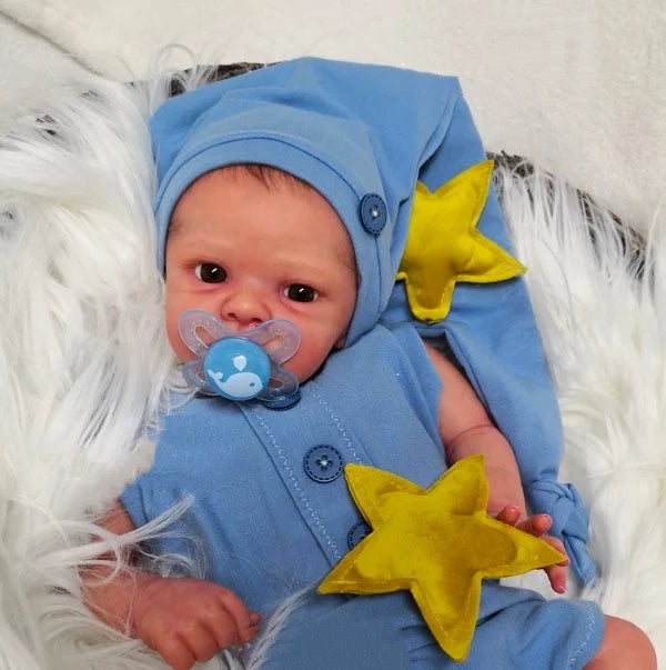 17″ Henley Blank Vinyl Reborn Doll DIY Kit