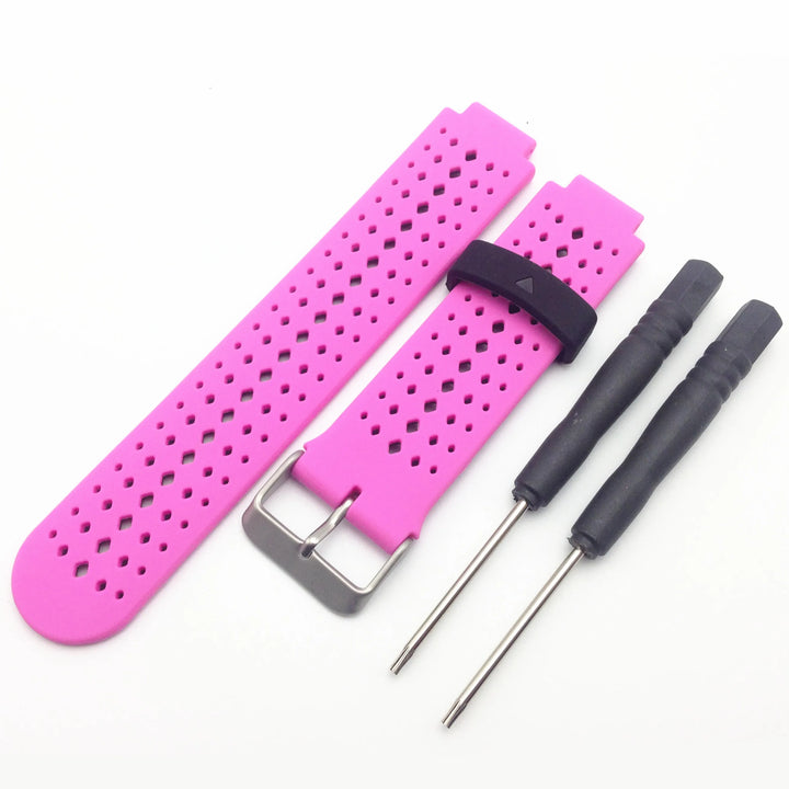 Silicone Replacement Strap for Garmin Forerunner 235/220/230/620/630/735XT