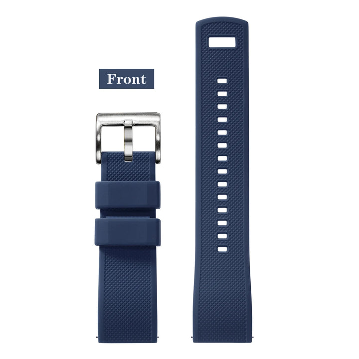 Premium Silicone Rubber Watch Band 18–22mm (Quick Release)