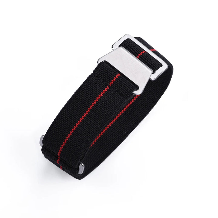 NATOBELT 60s French Troops Parachute Bag Elastic Strap 20mm 22mm Nylon Watchbands Man's Universal Smart Watch Fabric Wristband