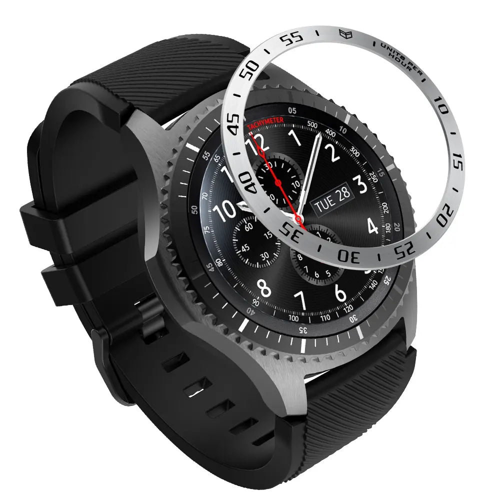 Stainless Steel Bezel Ring for Huawei Watch GT2 46mm & Samsung Galaxy Watch 46mm/Gear S3