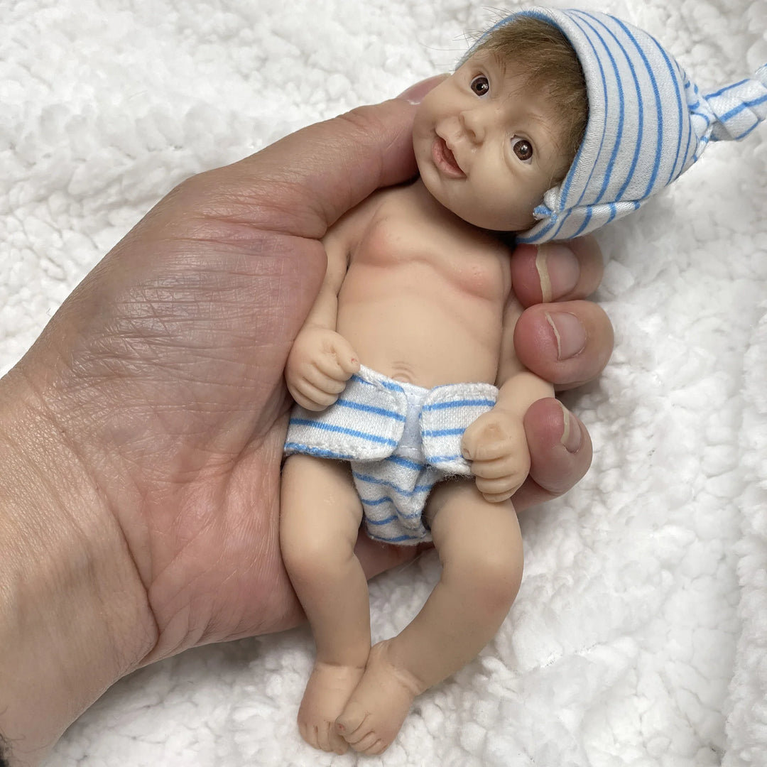 Palm 6″ Silicone Mini Reborn Doll