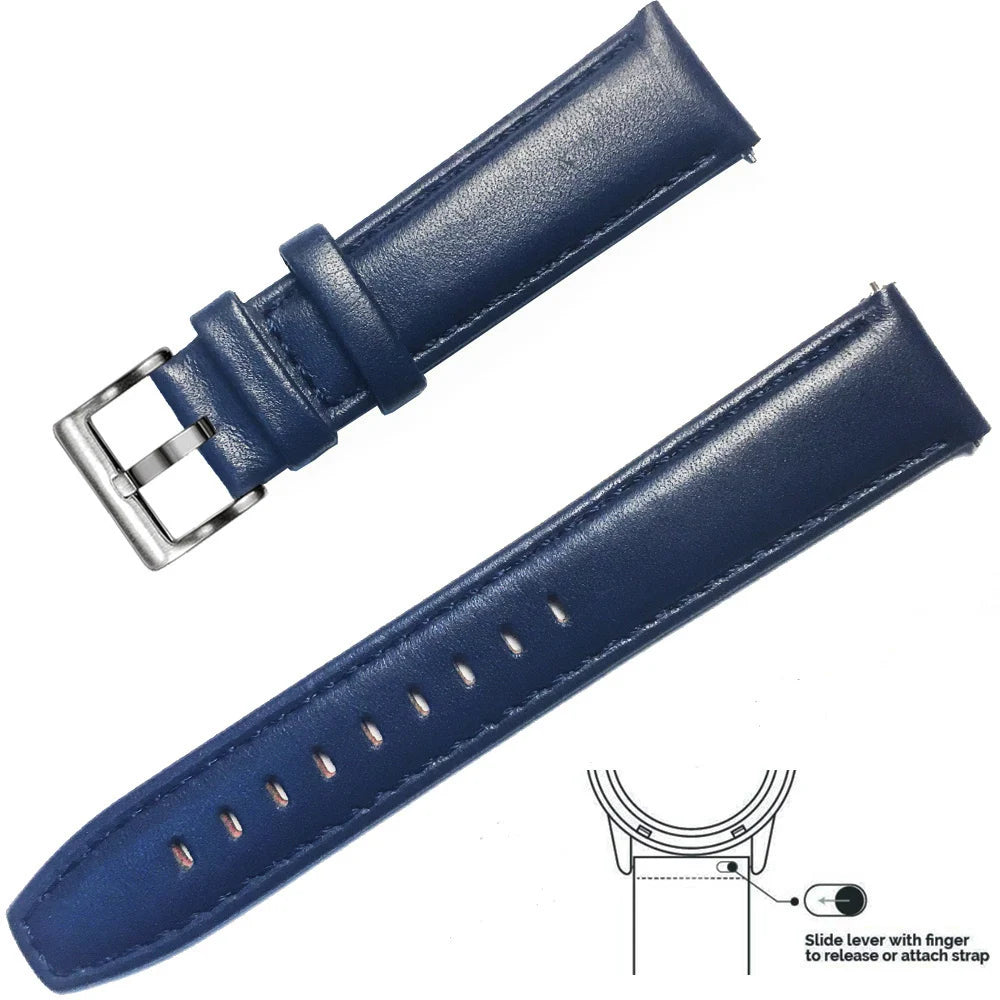 Universal Silicone Watch Strap 20mm/22mm for Samsung, Huawei & Amazfit