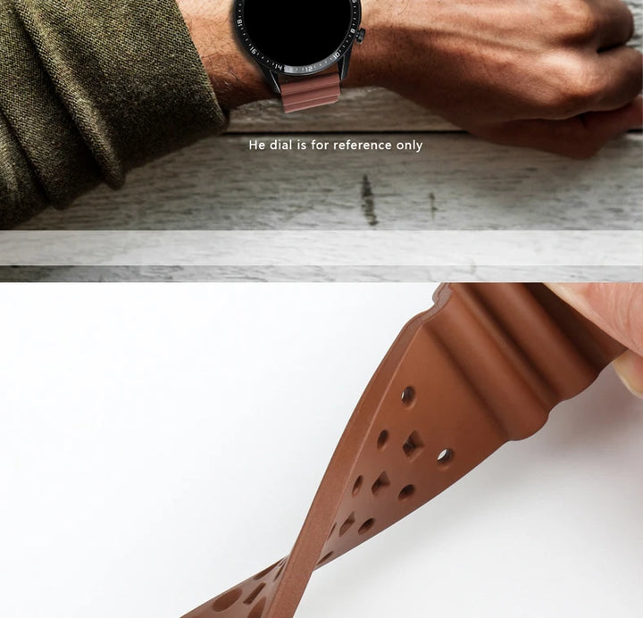 Quick Release Watch Bands 20mm 22mm 24mm Watch Accessories Sport Rubber Watch Strap Smart Watch Bracelet Belt