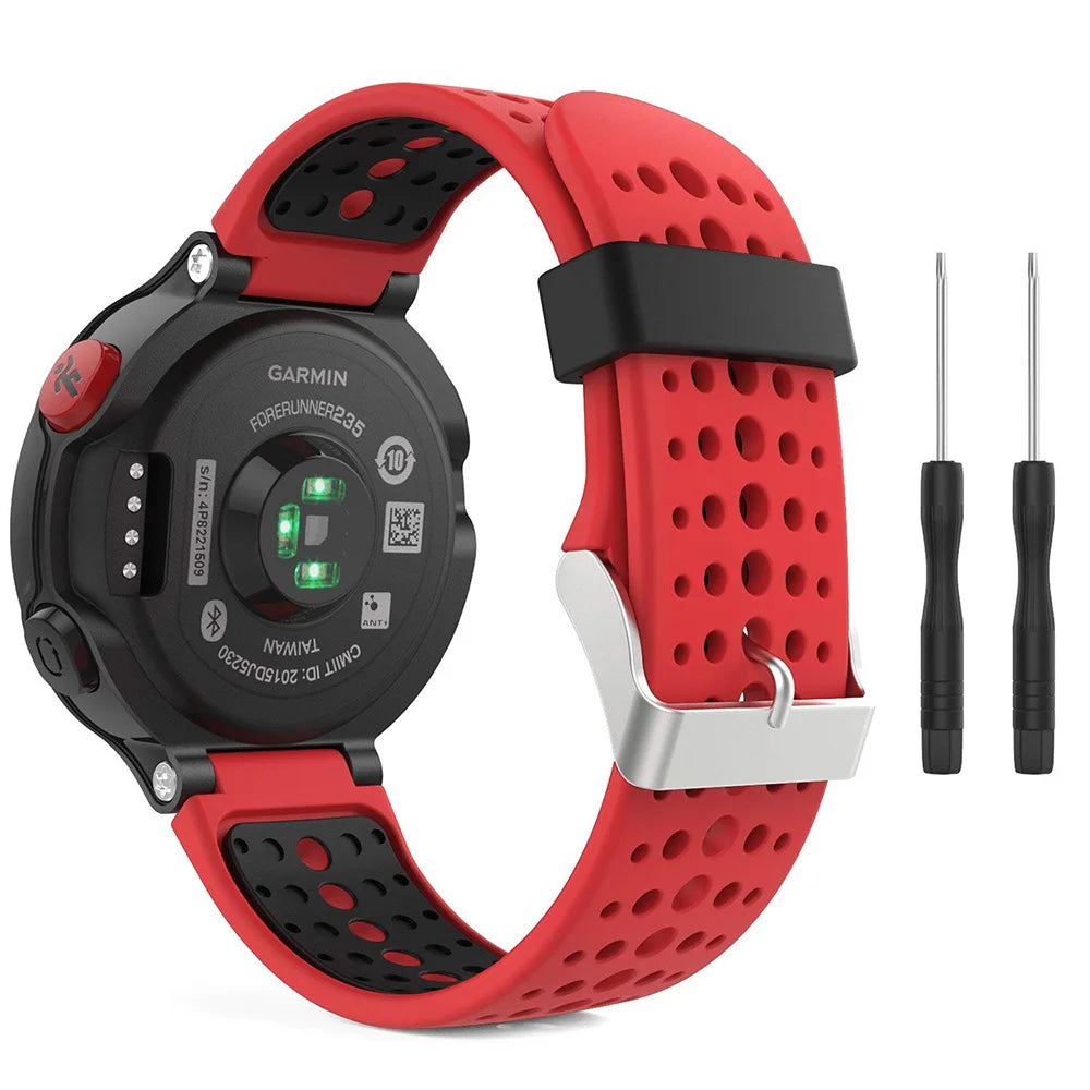 Silicone Watch Strap for Garmin Forerunner Series with Removal Tool