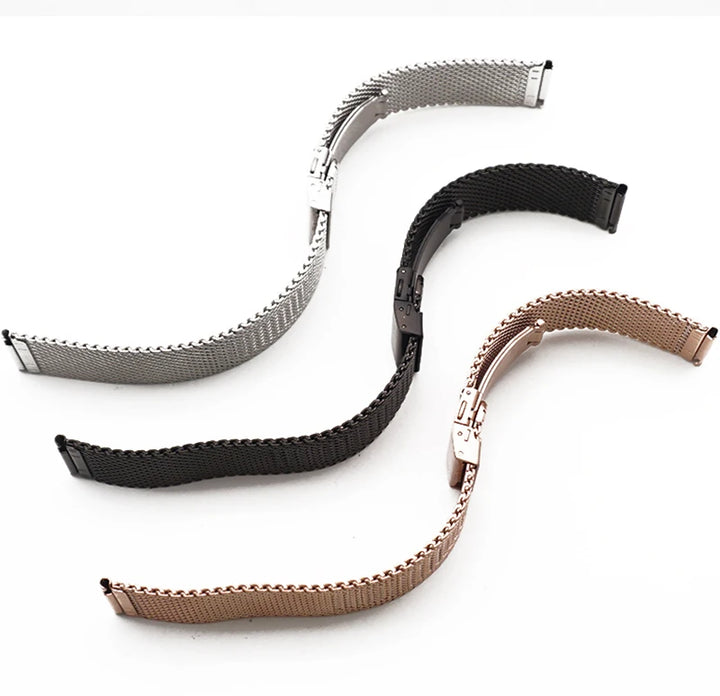 Premium Stainless Steel Watch Strap 18–22mm Quick Release