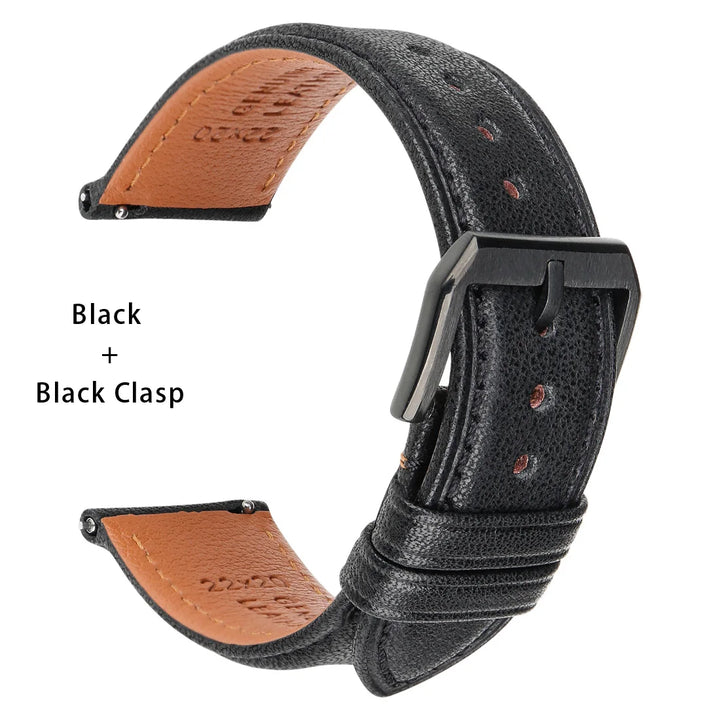 Quick Release Leather Watch Band For Tissot Seiko Longines MIDO Watch Accessories Cow Leather Strap Bracelet Watchband