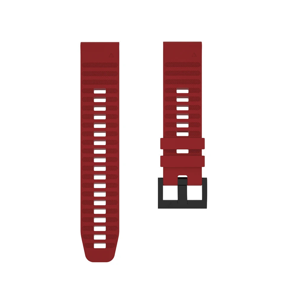 Quick-Fit Silicone Watch Strap – 22–26mm for Garmin Fenix & Epix