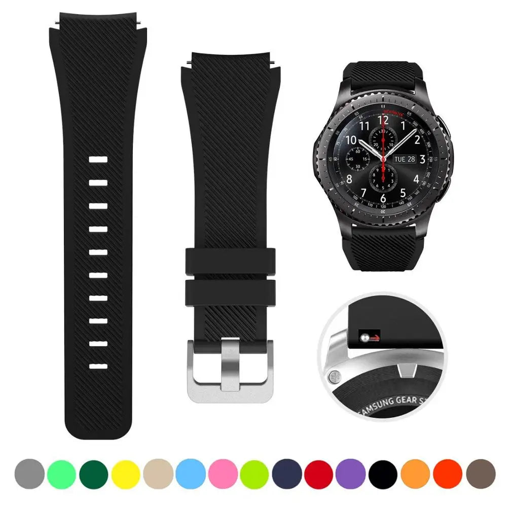 Universal Silicone Watch Band 20/22mm