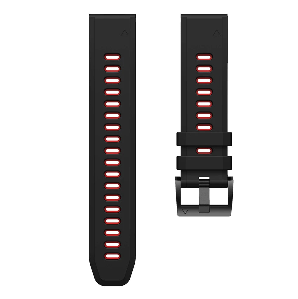 QuickFit Silicone Strap for Garmin Fenix Series (22-26mm)