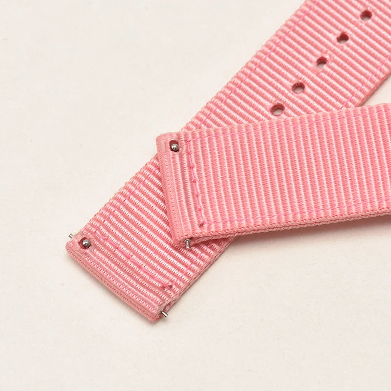 18mm 20mm 22mm 24mm Quick Release Watch Band Canvas Nylon Watch Strap for Garmin Fenix 5x Gps for Huawei Gt2 Wristband Bracelet