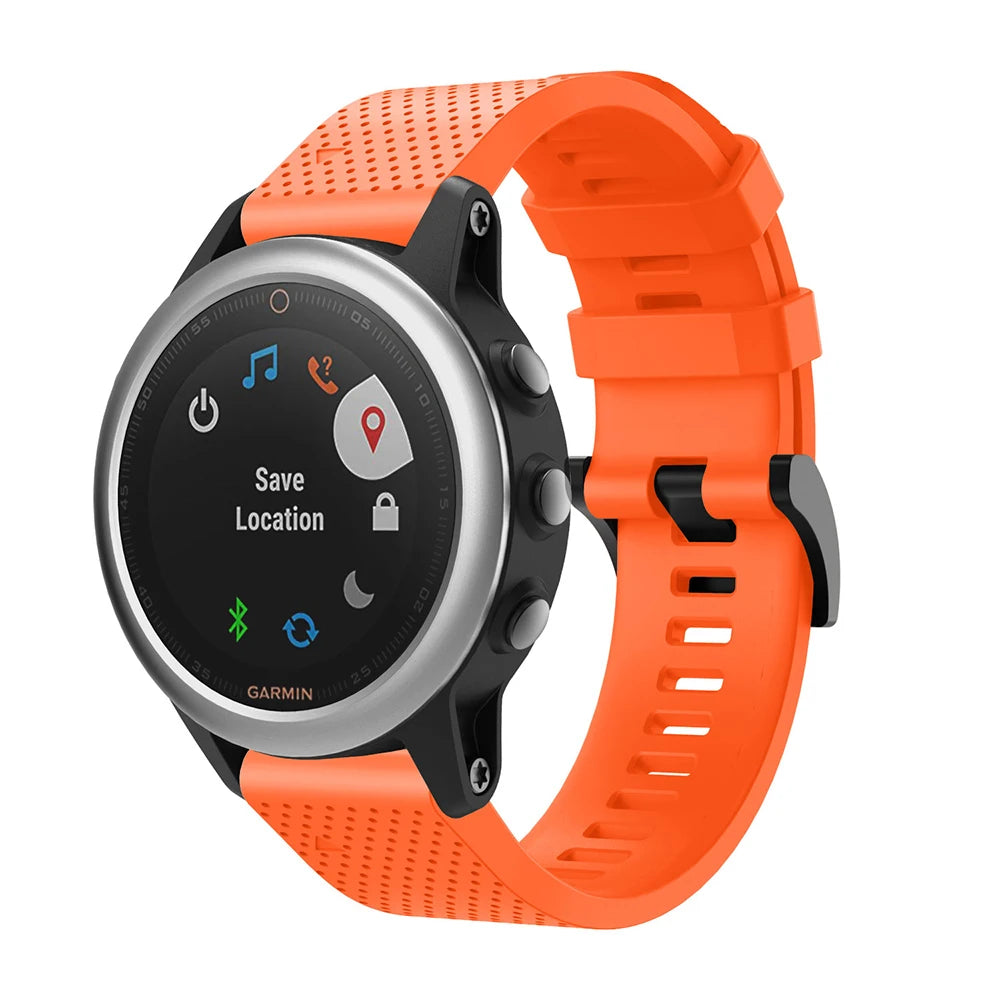 20mm Quick-Release Silicone Strap for Garmin Fenix 5S/6S/7S