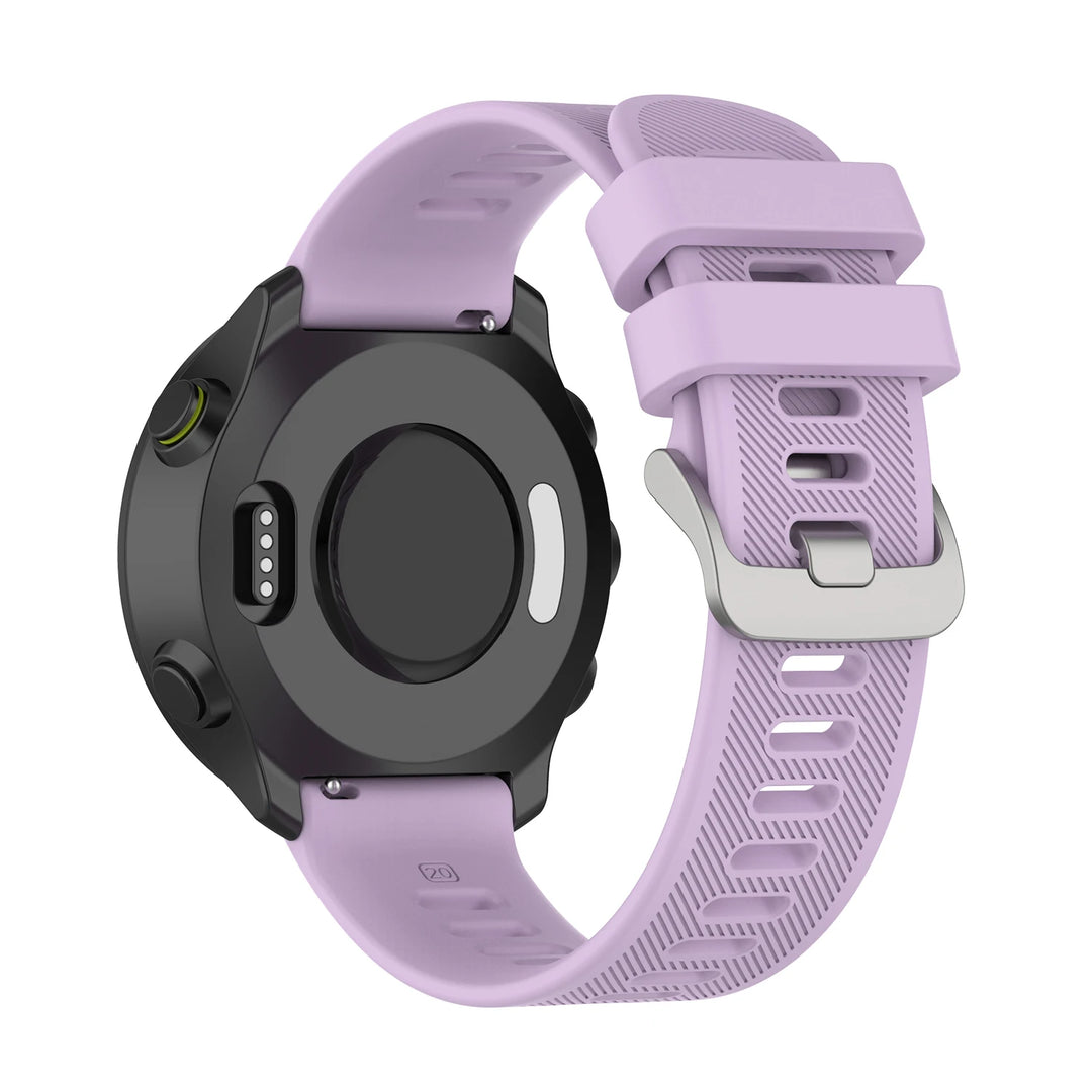 20mm Silicone Watch Strap for Garmin Forerunner, Vivoactive & Venu