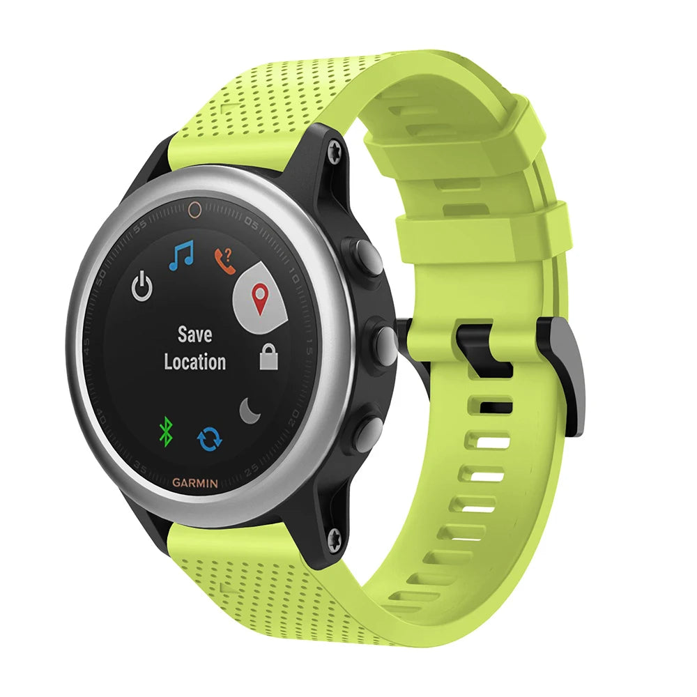 20mm Quick-Release Silicone Strap for Garmin Fenix 5S/6S/7S