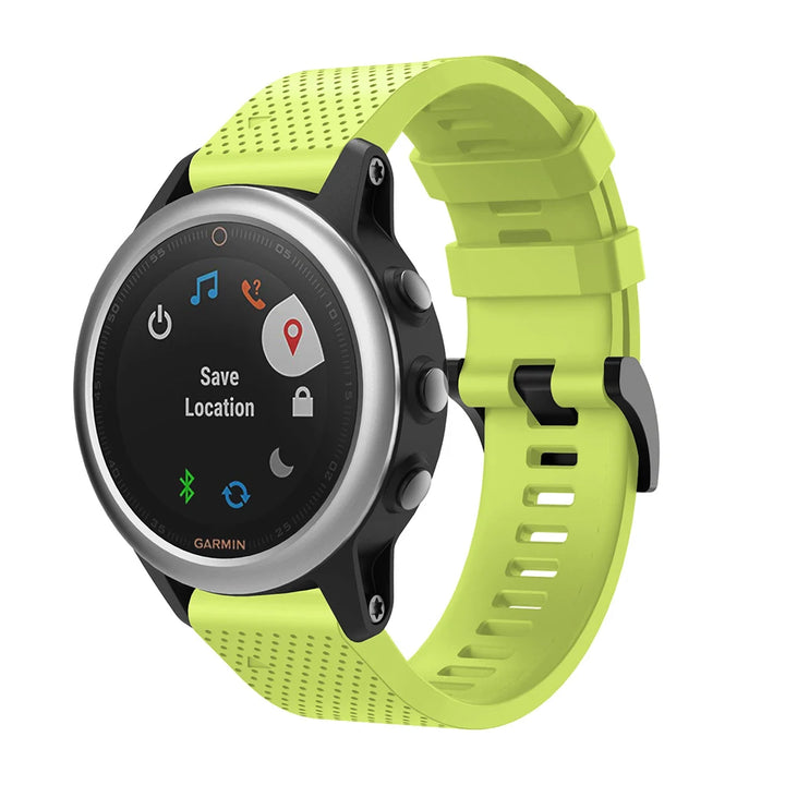 20mm Quick-Release Silicone Strap for Garmin Fenix 5S/6S/7S