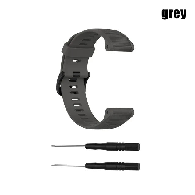 22mm Soft Silicone Strap for Garmin Forerunner & Fenix Series