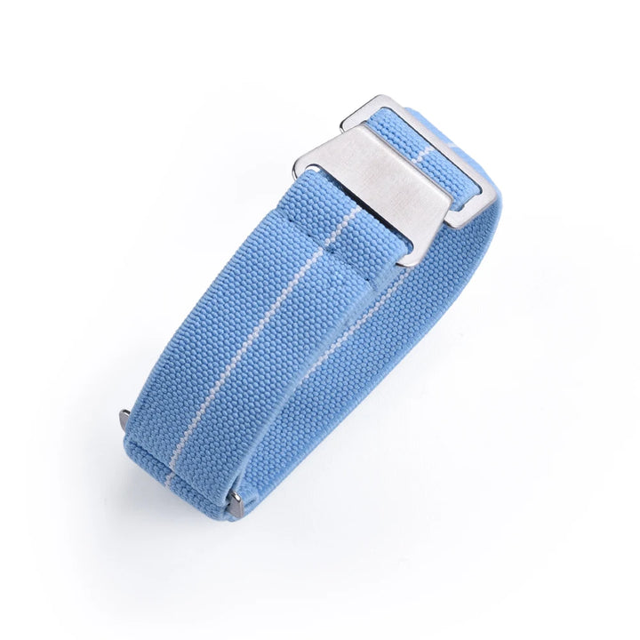 NATOBELT 60s French Troops Parachute Bag Elastic Strap 20mm 22mm Nylon Watchbands Man's Universal Smart Watch Fabric Wristband