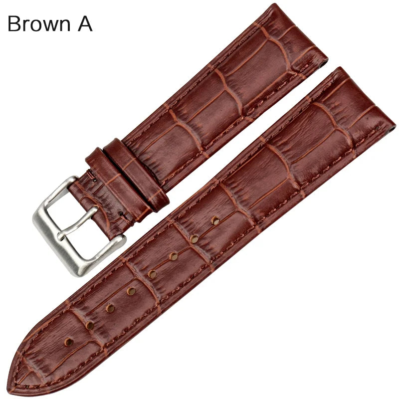 MAIKES Good Quality Genuine Leather Watchband 19mm 20mm 22mm Browm Watch strap Bracelet Watch Accessories For TISSOT Watch band