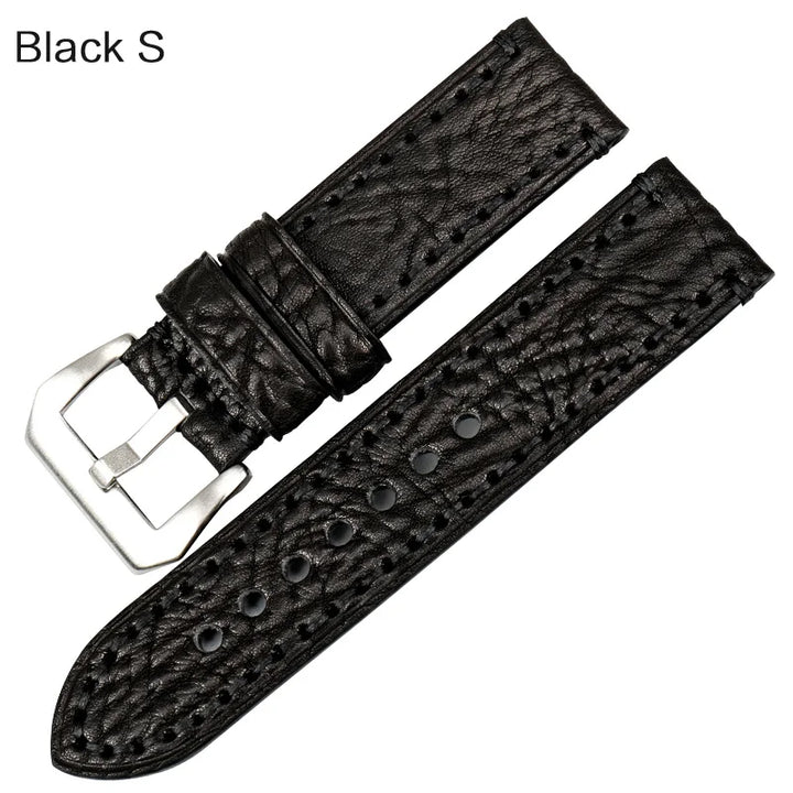 MAIKES Watch accessories Italian cow leather watch band 20mm 22mm 24mm 26mm watchbands men watch strap for Panerai