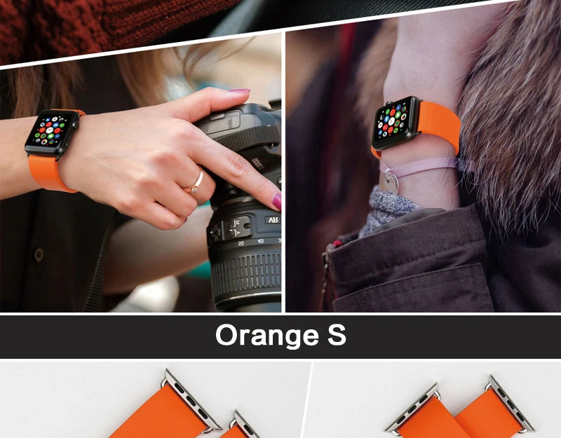 For Apple Watch Band 45mm 41mm 44mm 40mm 42mm 38mm Series 7 6 SE 5 4 3 Watchband Bracelet Sport Rubber iWatch Strap