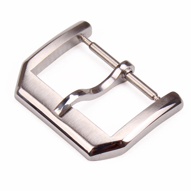 Stainless Steel Tang Buckle Watch Clasp 16-22mm