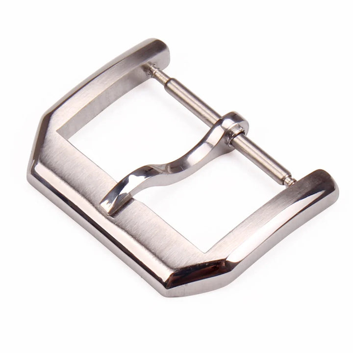 Stainless Steel Tang Buckle Watch Clasp 16-22mm